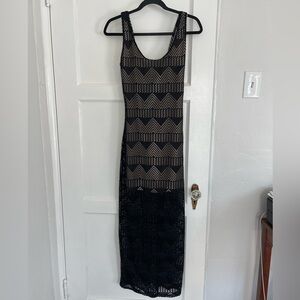 Material girl maxi dress small
